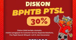 Pengajuan Diskon 30% BPHTB PTSL diperpanjang sampai 29 Februari 2024