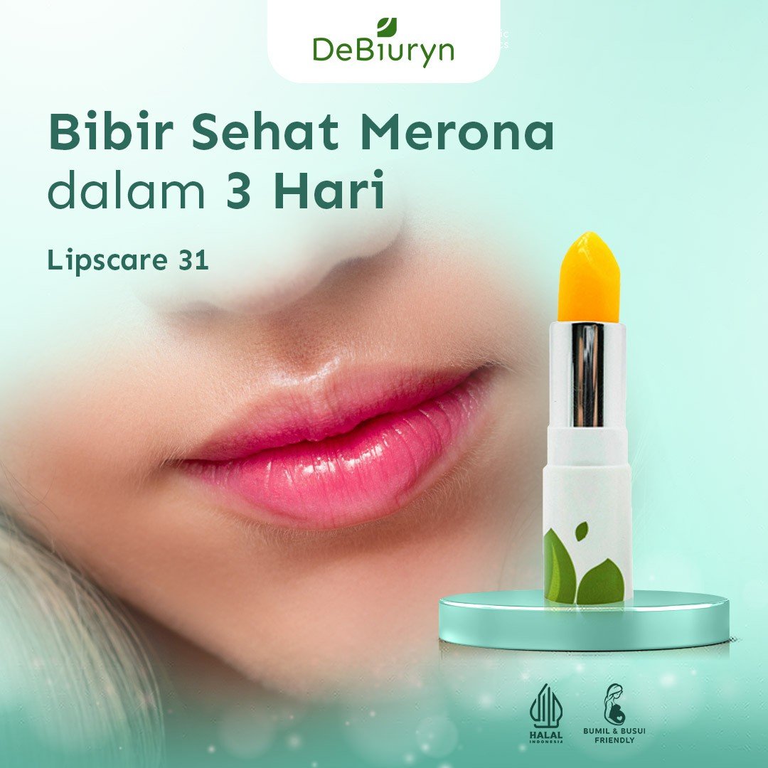 DeBiuryn Lipscare 31 - Lipbalm Bibir Pecah Pecah Kering Kusam