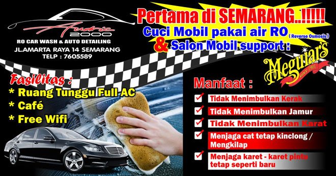 Cuci Mobil Pakai Air RO Semarang
