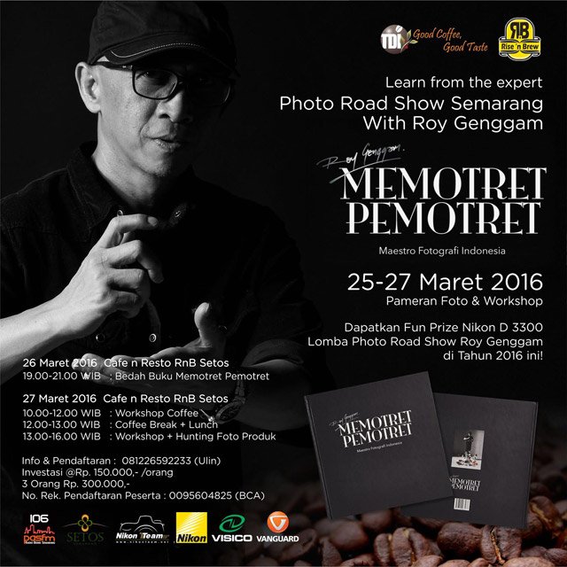 Pameran - Workshop Fotografi bersama Roy Genggam