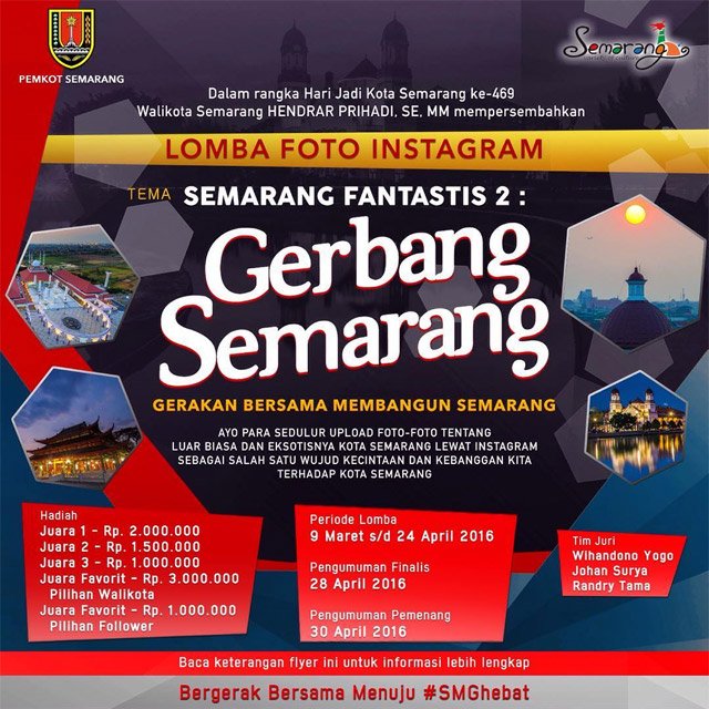 Lomba Foto Instagram Semarang Fantasis 2 Gerbang Semarang